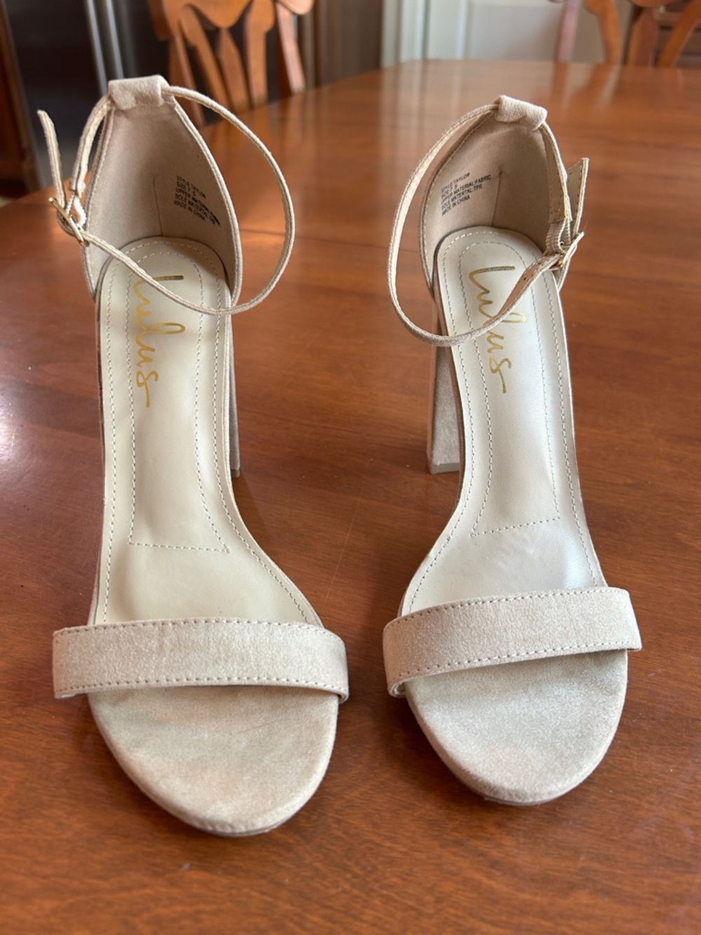 Lulus Block Heels. Size 7.5
